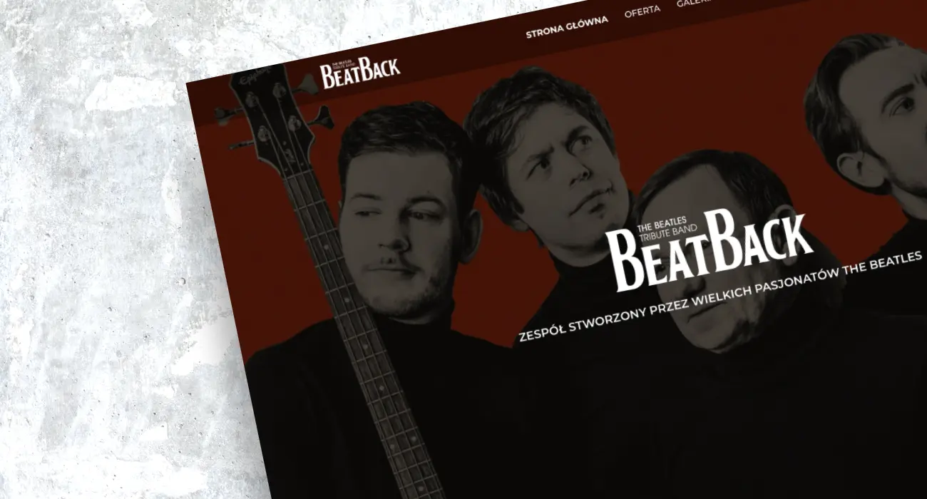 Realizacje BeatBack | K&K Studios | Strony Internetowe